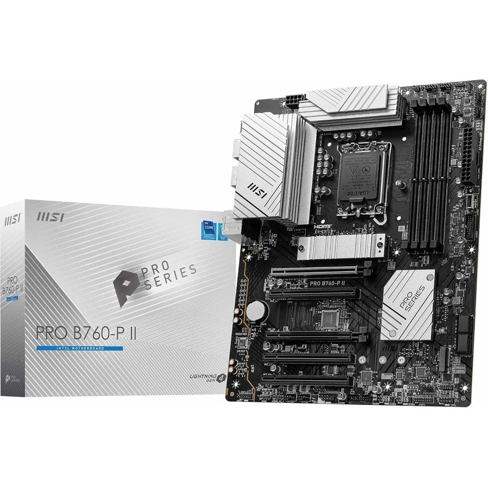 MSI Pro B760-P II D5 1700P Hdmi Dp Type-C