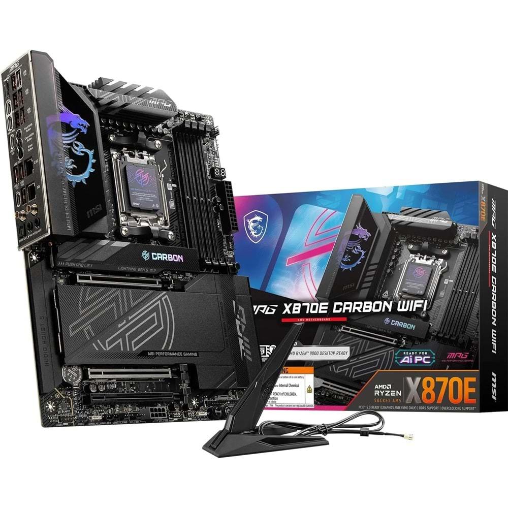 MSI Mpg X870E Carbon Wifi AM5 Ryzen D5 Type-C