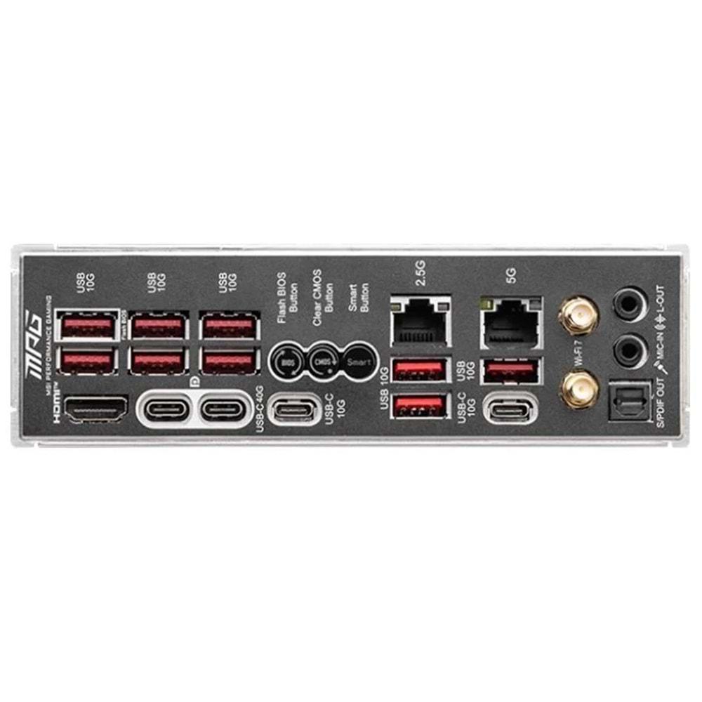MSI Mpg X870E Carbon Wifi AM5 Ryzen D5 Type-C