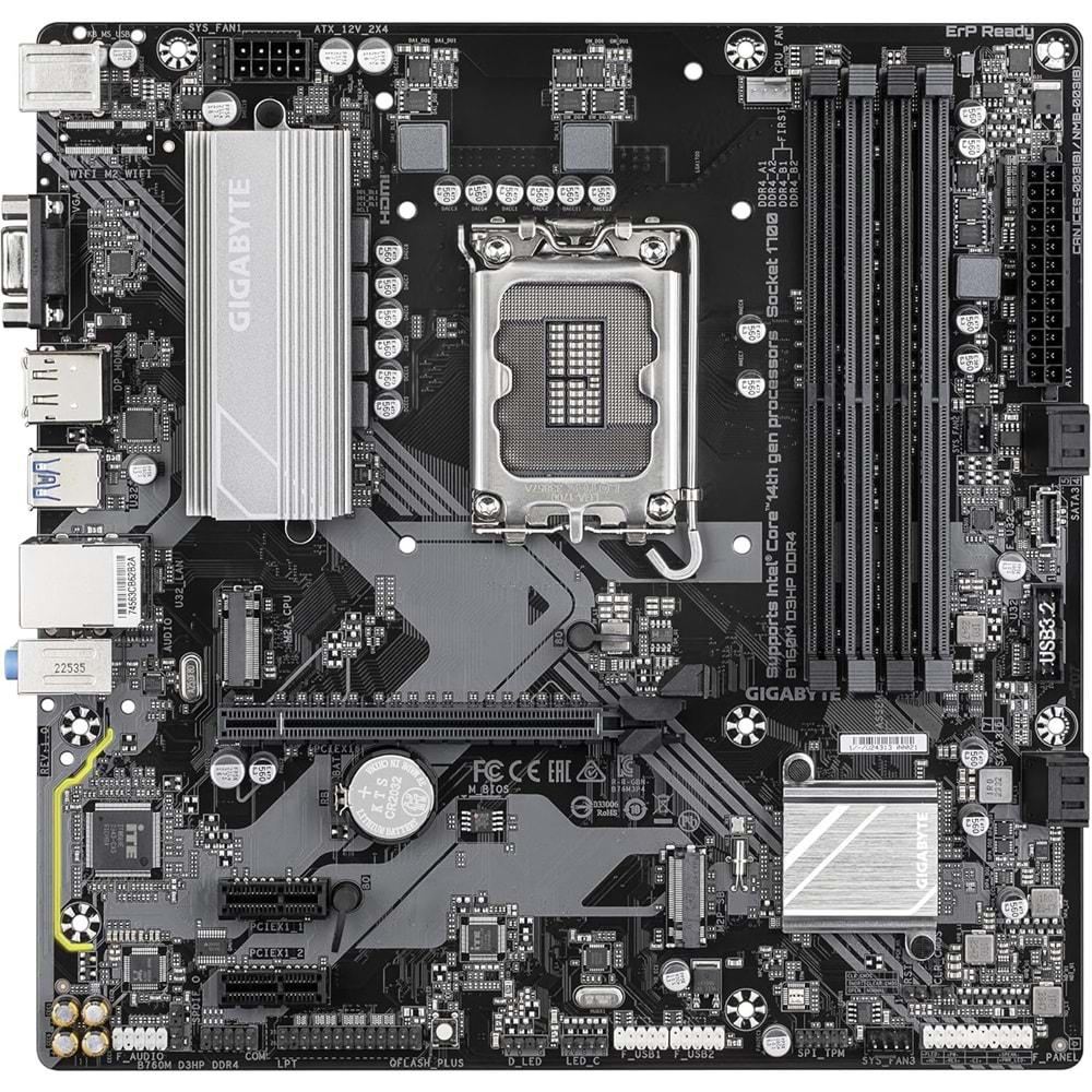 Gigabyte B760M D3HP D4 1700P Vga Hdmi Dp Usb3.2