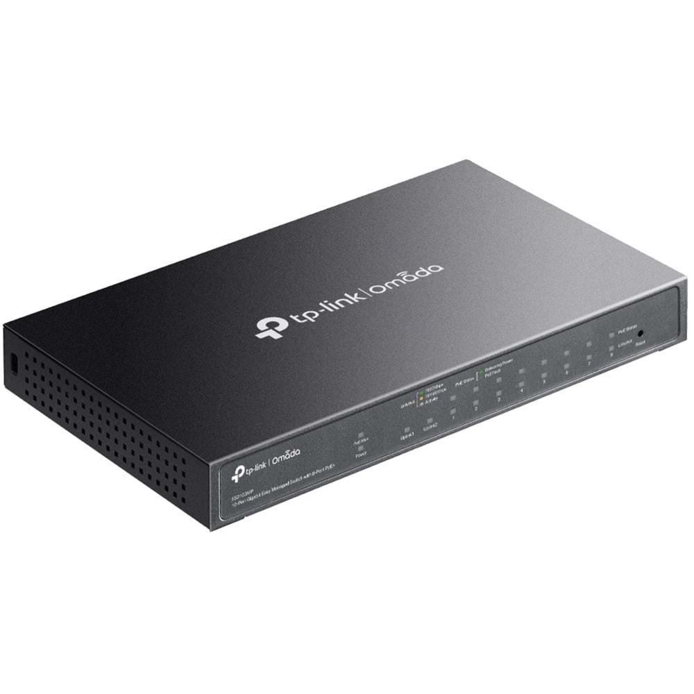 Omada ES210GMP 10-Port Easy Manag Switch 8-Port PoE+