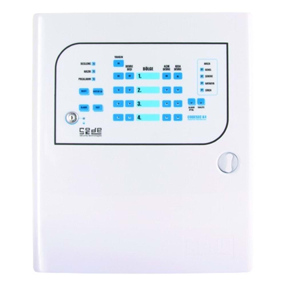 CODESEC K4A 4 ZONE KONVANSİYONEL PANEL