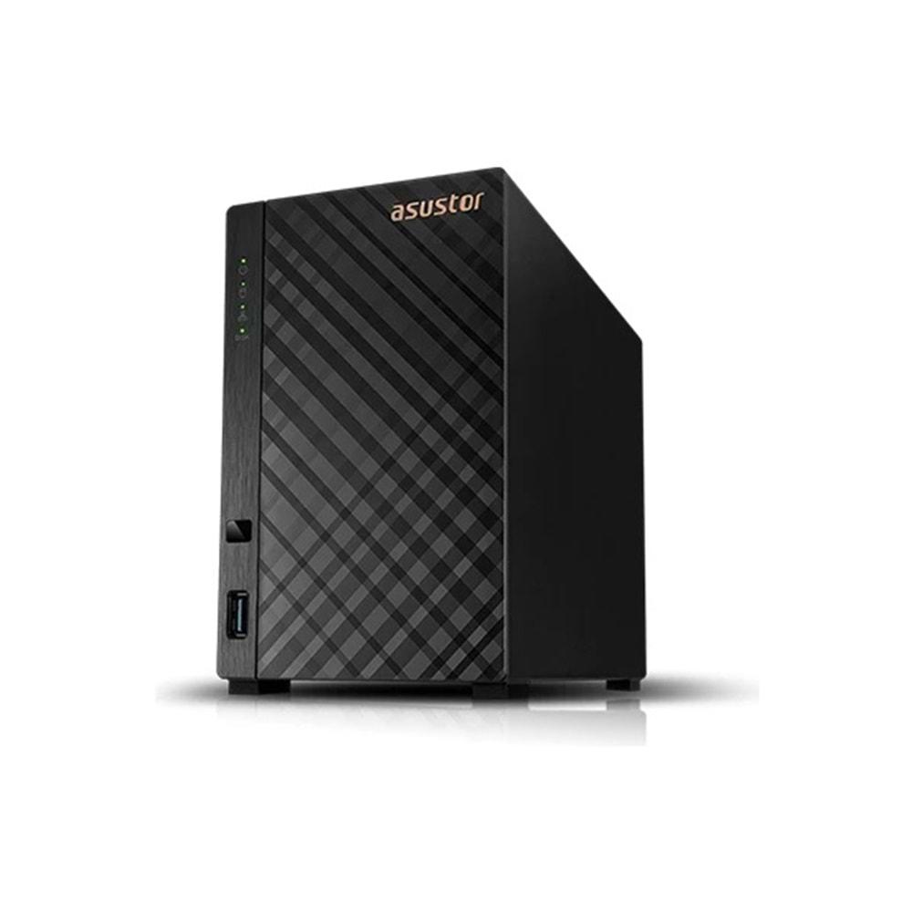 Asustor AS1102TL NAS (RTD1619B İşlemci, 1GB RAM, 2 HDD Yuvalı, 1 GbE, USB 3.2)