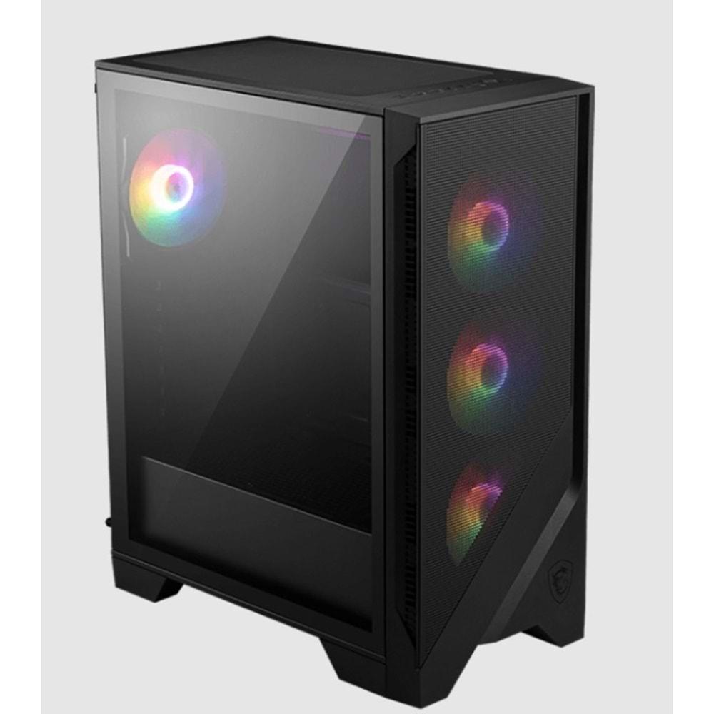 MSI MAG FORGE 121A B75 PCIE5 TEMPERLİ CAM 4 X120MM AUTO RGB FAN 750W BRONZ ATX Gaming Bilgisayar Kasası