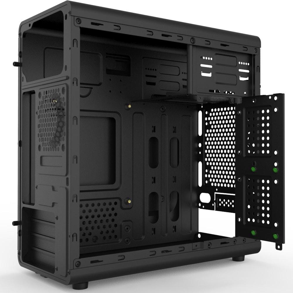 Vento CIO TML-117 MICRO ATX 2xUSB3.0 Siyah Kasa 300W