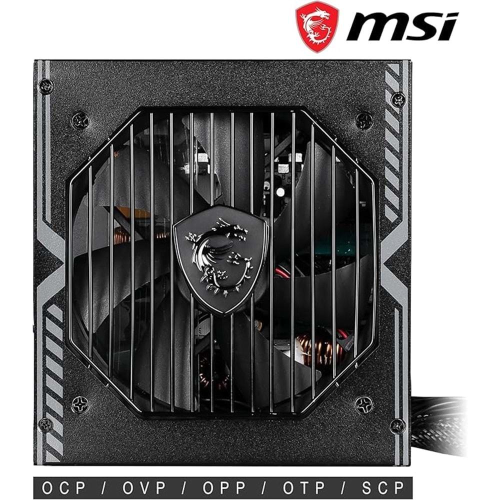 MSI MAG A650BNL WHITE 650W 120MM FAN 80+ Bronze Power Supply