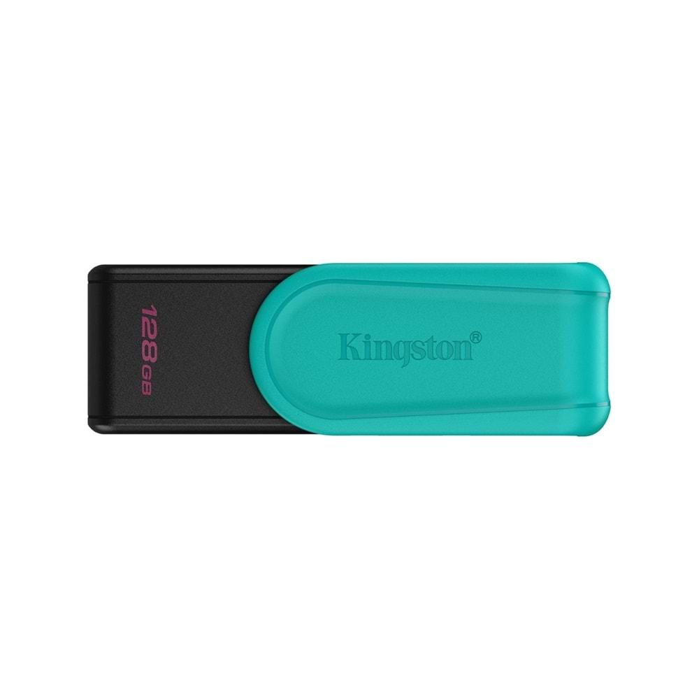 Kingston Exodia S 128GB USB 3.2 Gen Flash Bellek Siyah Turkuaz - DTXS/128GB
