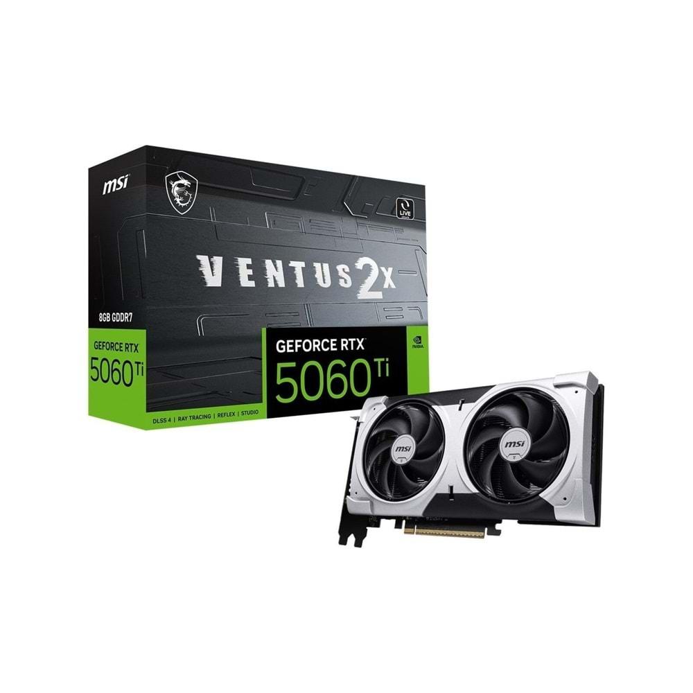 MSI GeForce RTX 5060 Ti 8GB VENTUS 2X OC PLUS GDDR7 128Bit PCIe 5.0 (3xDP + 1xHDMI)