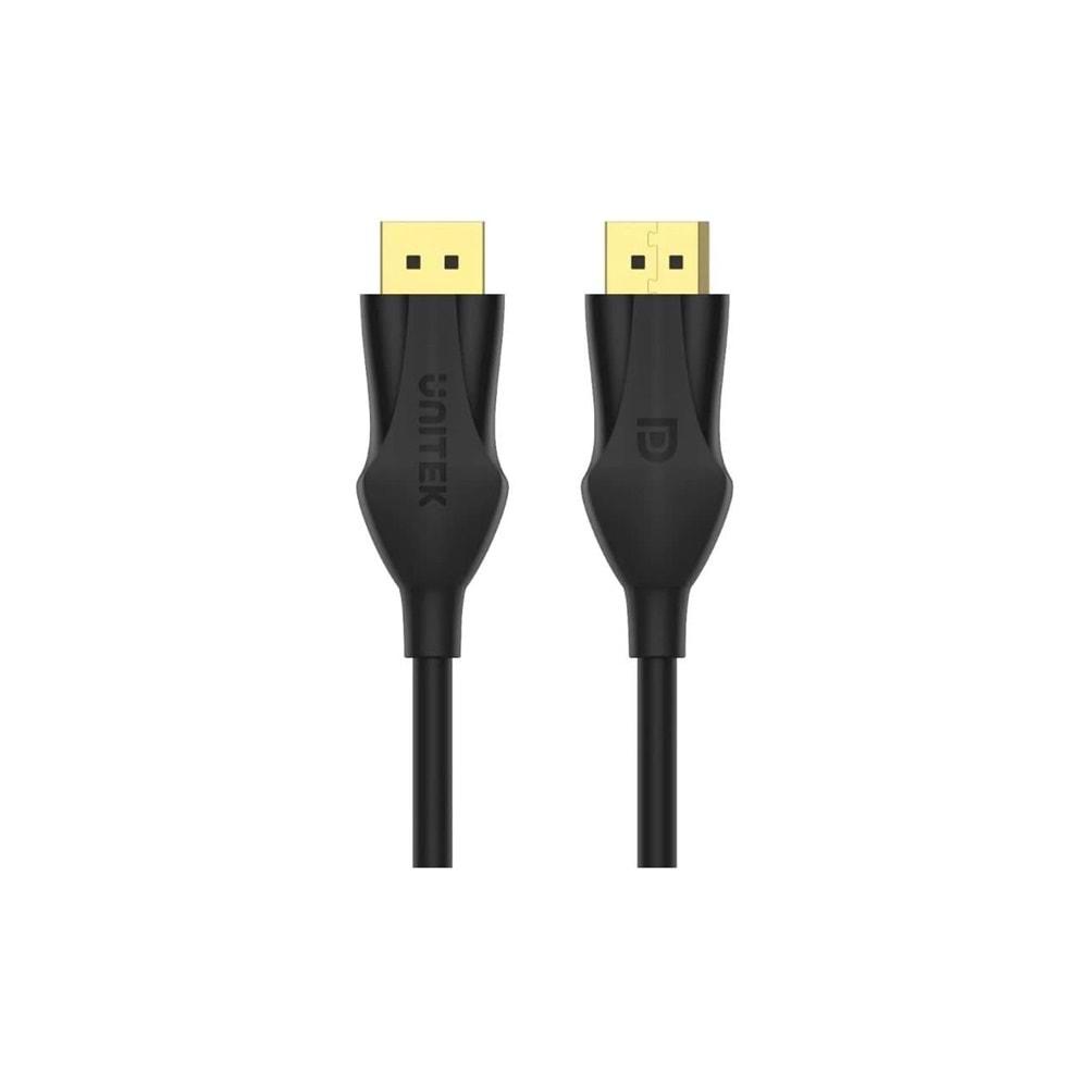 UNITEK DisplayPort 1.4 Kablosu 1 Metre – 8K@60Hz – C1624BK-1M