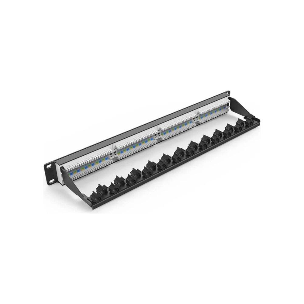 UNITEK CAT6 UTP 24 Port RJ45 Patch Panel – T003A