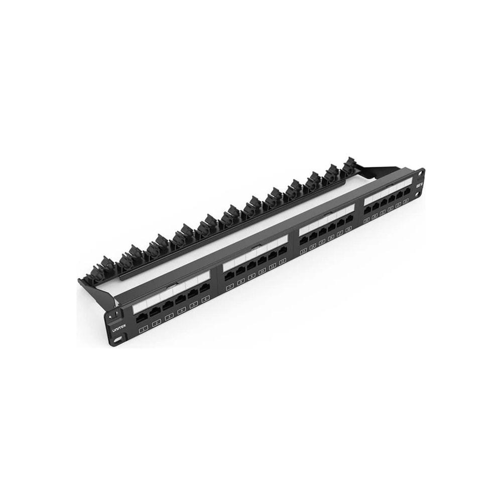 UNITEK CAT6 UTP 24 Port RJ45 Patch Panel – T003A