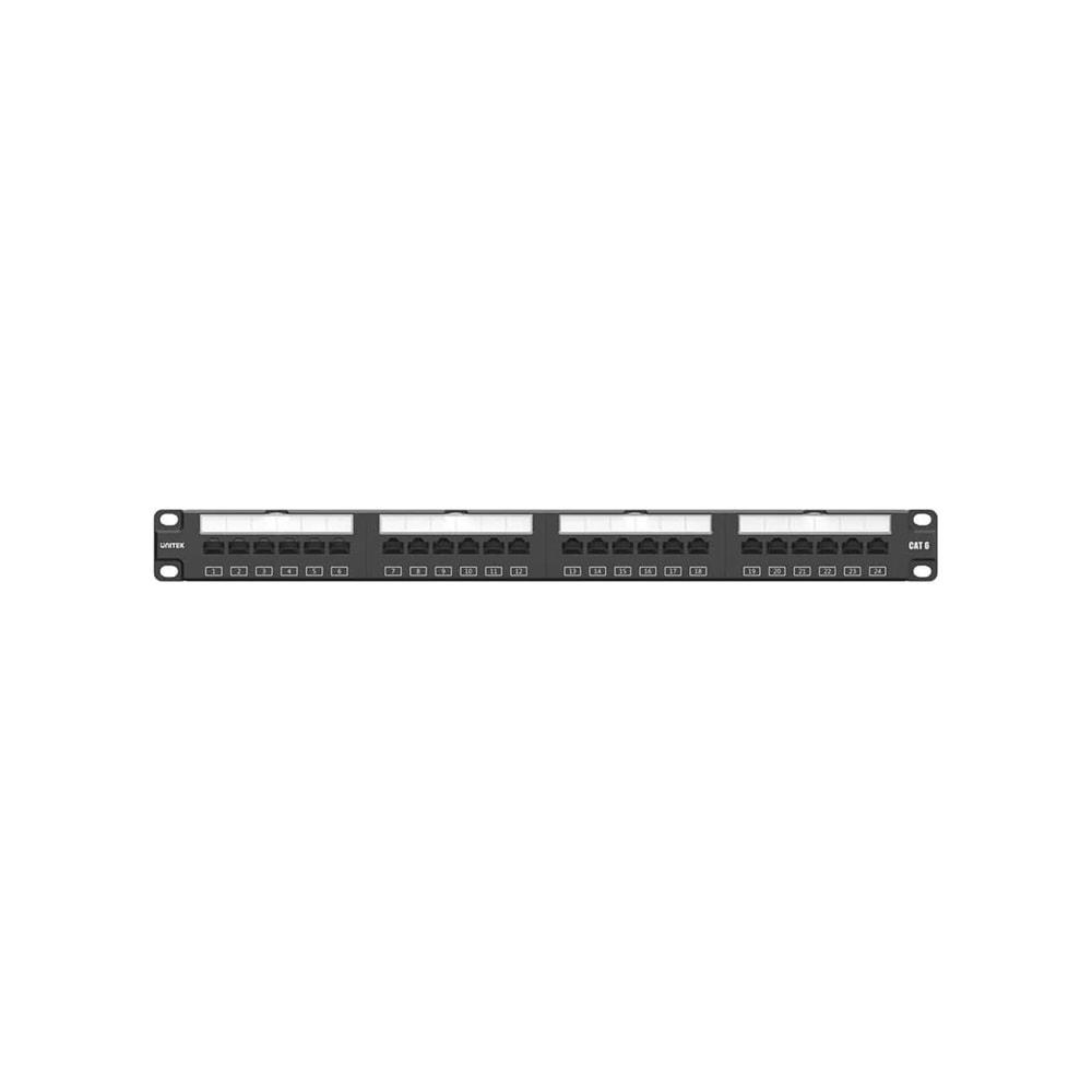 UNITEK CAT6 UTP 24 Port RJ45 Patch Panel – T003A