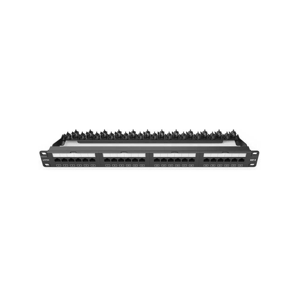 UNITEK CAT6 UTP 24 Port RJ45 Patch Panel – T003A