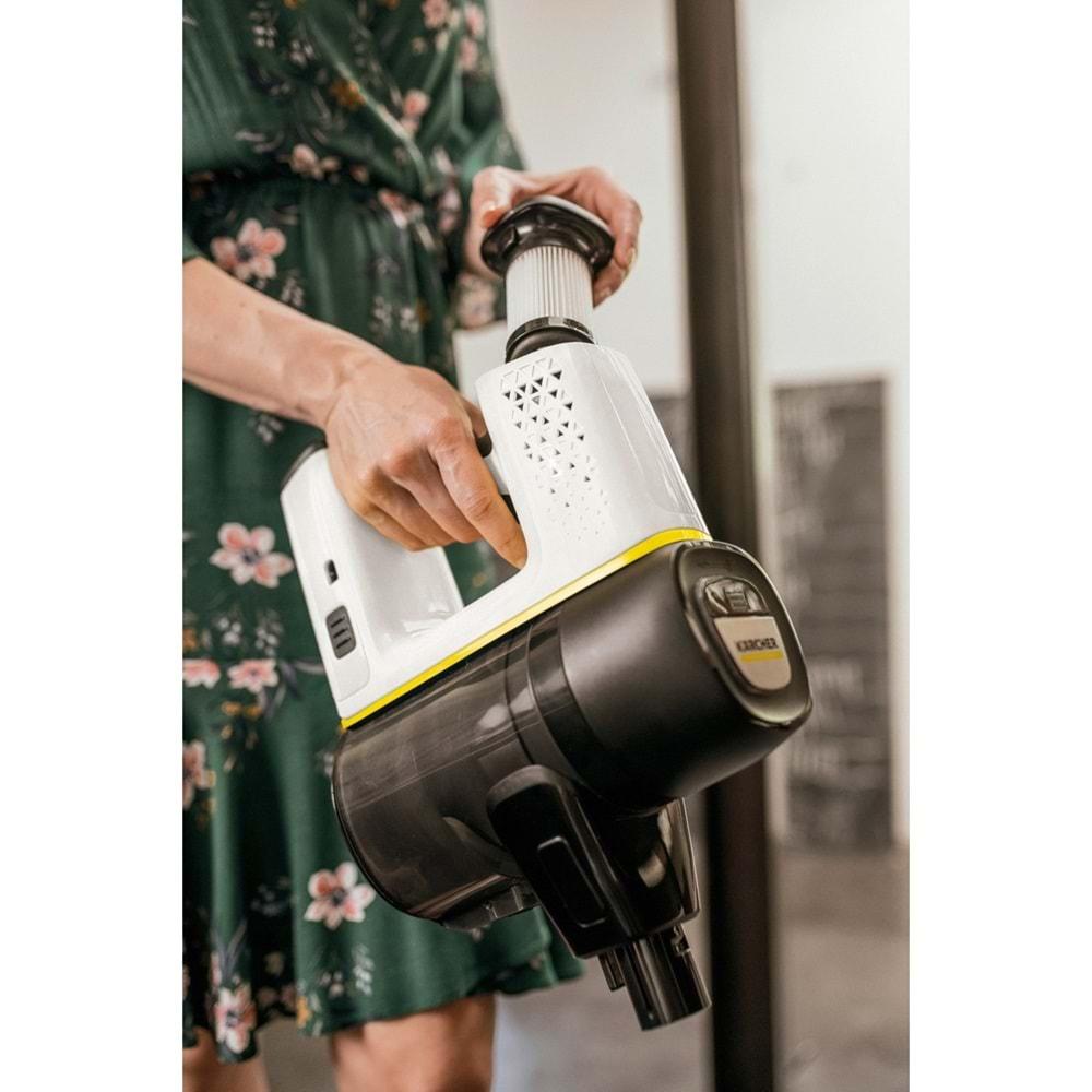 Kärcher VC 6 Cordless OurFamily PET Dikey Süpürge – Evcil Hayvan Tüylerine Karşı Etkili