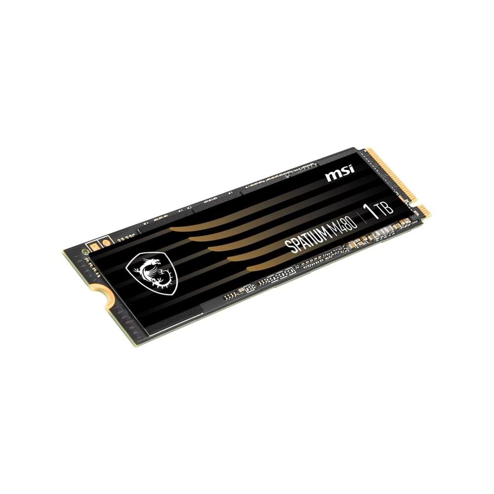 MSI Spatium M480 PRO 1TB PCIe 4.0 NVMe M.2 SSD (7400/6000 MB/s)