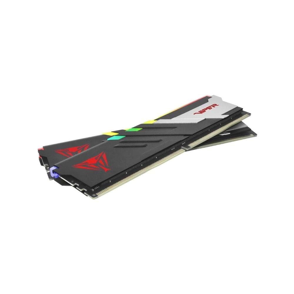 Patriot Viper Venom RGB 32GB (2x16GB) DDR5 6000MHz CL30 Gaming Ram (Bellek) (PVVR532G600C30K)
