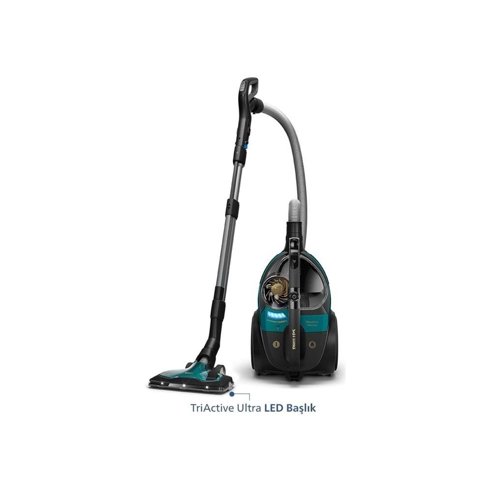 Philips Marathon Ultimate XB9185/07 Toz Torbasız Elektrikli Süpürge 650W - Siyah