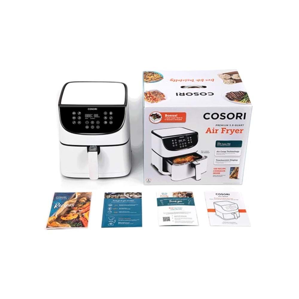 COSORI Premium XXL CP158-AF 5.5lt 1700w Dokunmatik Airfryer Beyaz