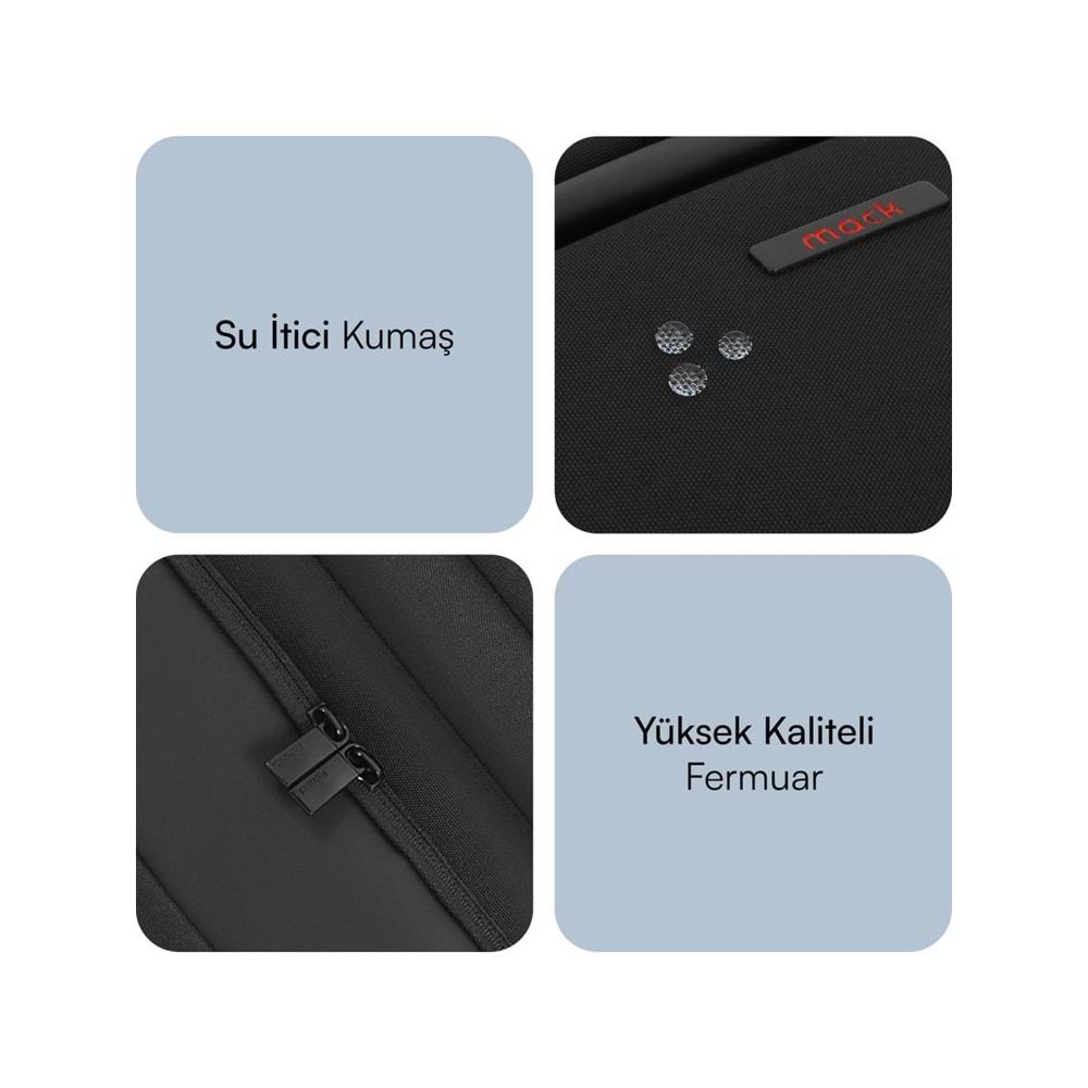 Mack MCC-804 14.1 Business X NB Sırt Çantası Siyah