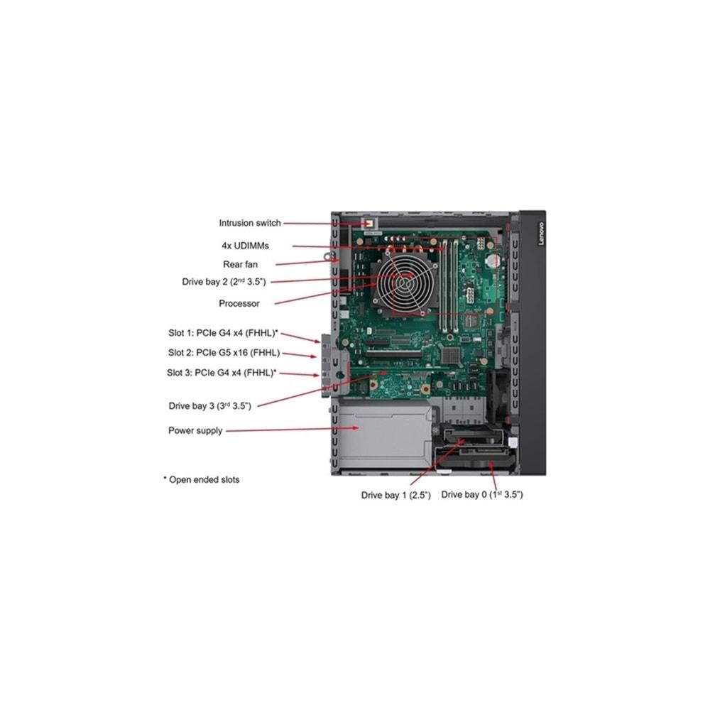 Lenovo THINKSYSTEM ST50 V3 XE-2434 1X32GB DDR5 2X960GB 1X3.5 1X500W 7DF3A00YEA