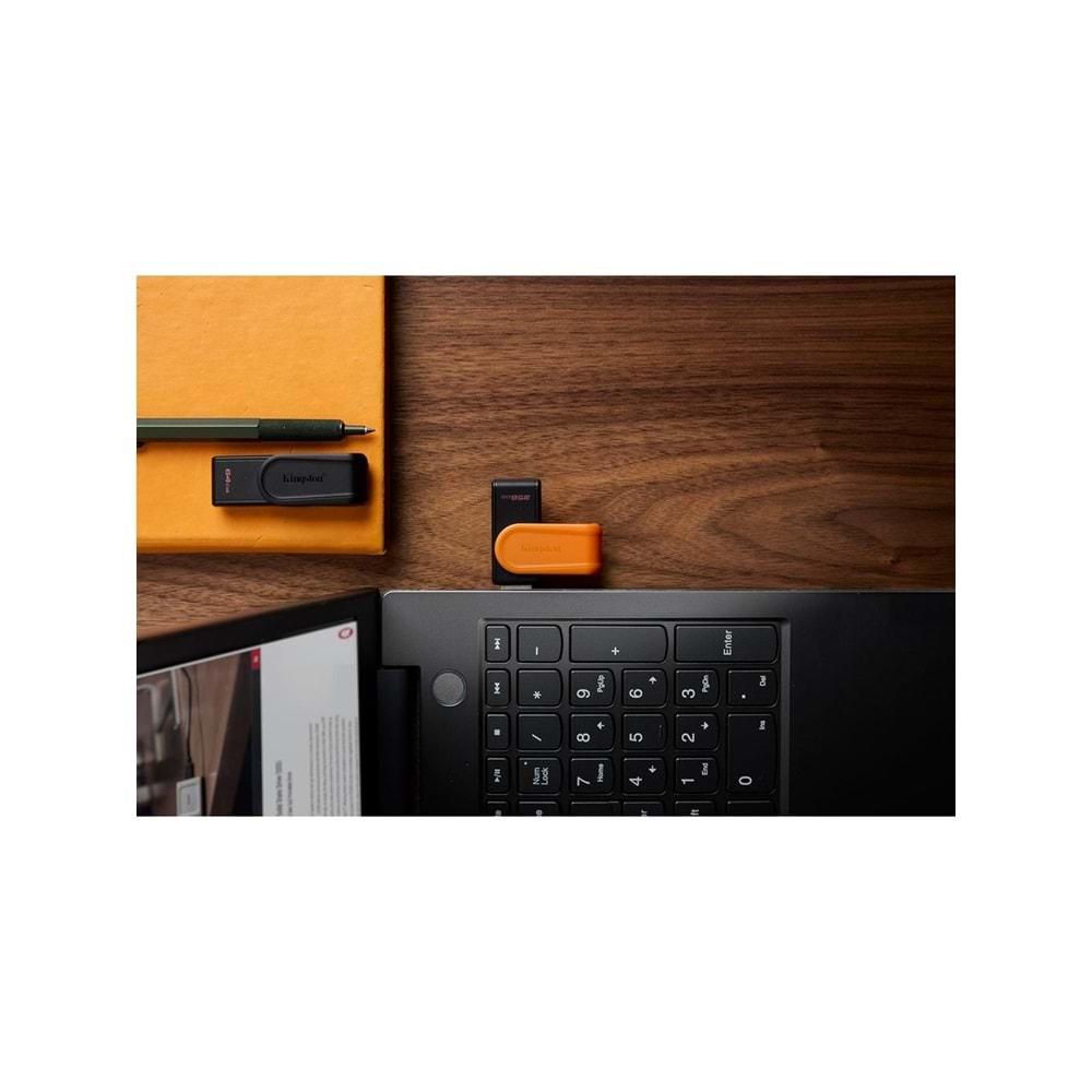 Kingston Exodia S 512GB USB 3.2 Gen Flash Bellek Siyah Turuncu - DTXS/256GB