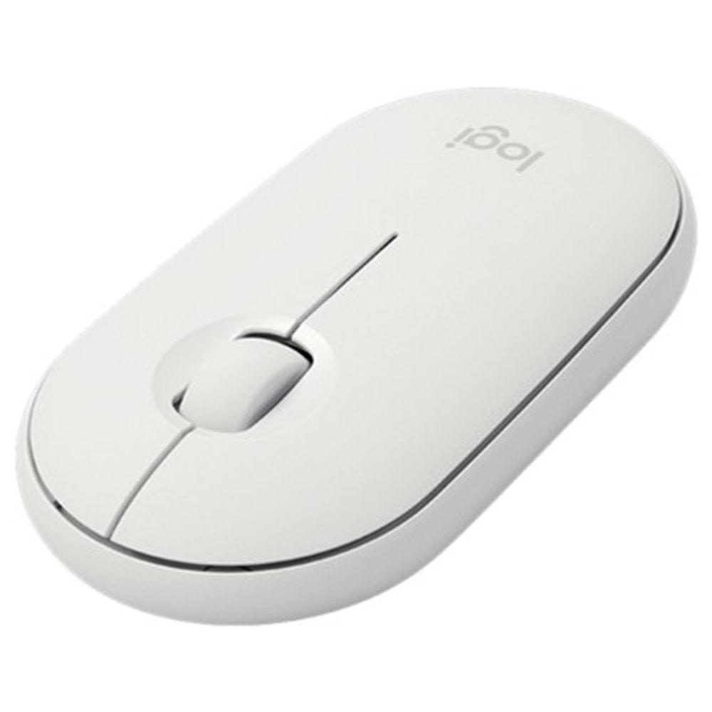 Logitech Pebble M350 1000DPI Kablosuz Beyaz Mouse 910-005716