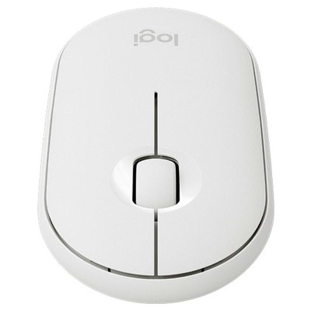 Logitech Pebble M350 1000DPI Kablosuz Beyaz Mouse 910-005716