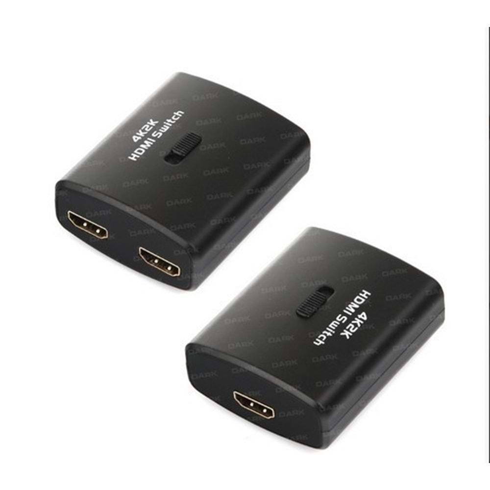 Dark 4K İki Yönlü HDMI Switch (Sinyal Seçici) (DK-HD-SW201)