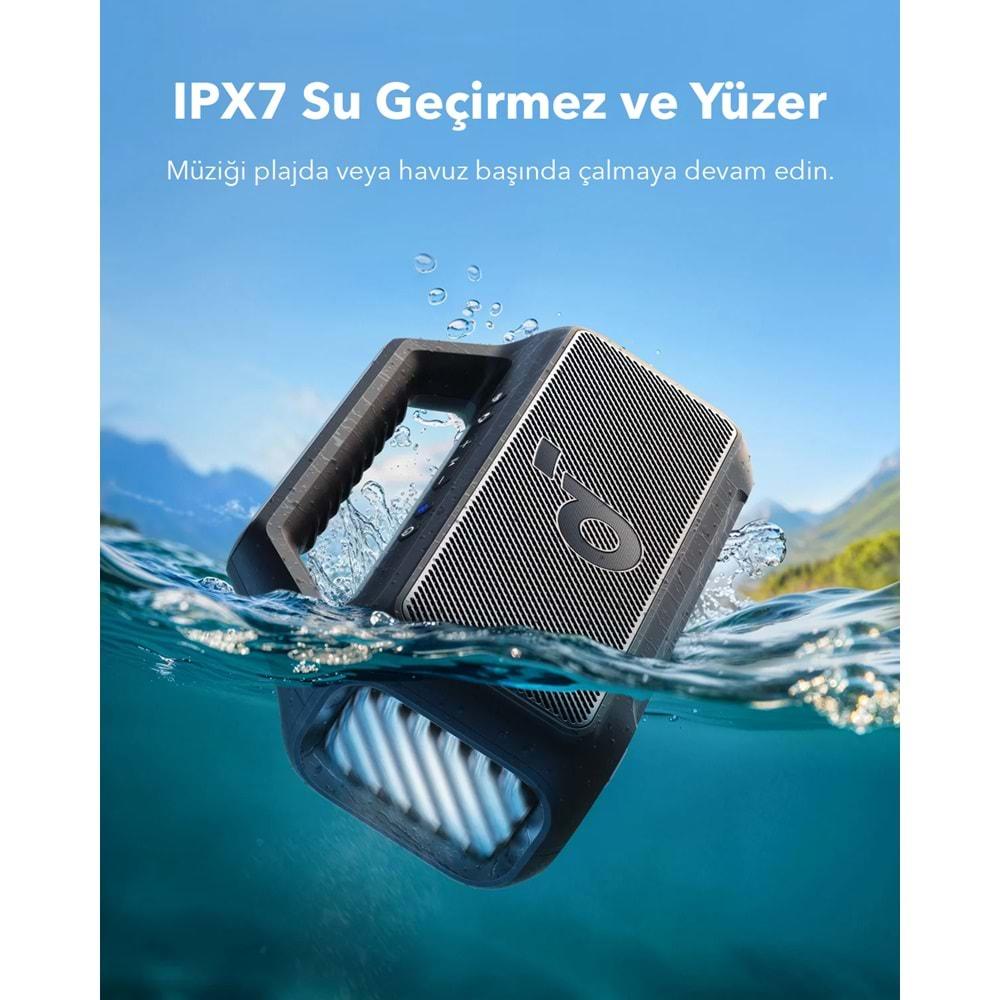 Anker Soundcore Boom 2 - IPX7 Bluetooth Hoparlör - Siyah