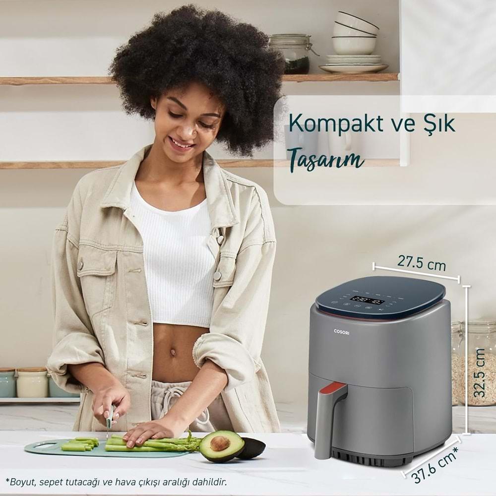 COSORI Gri Air Fryer 3.8 Litre CAF-LI401S