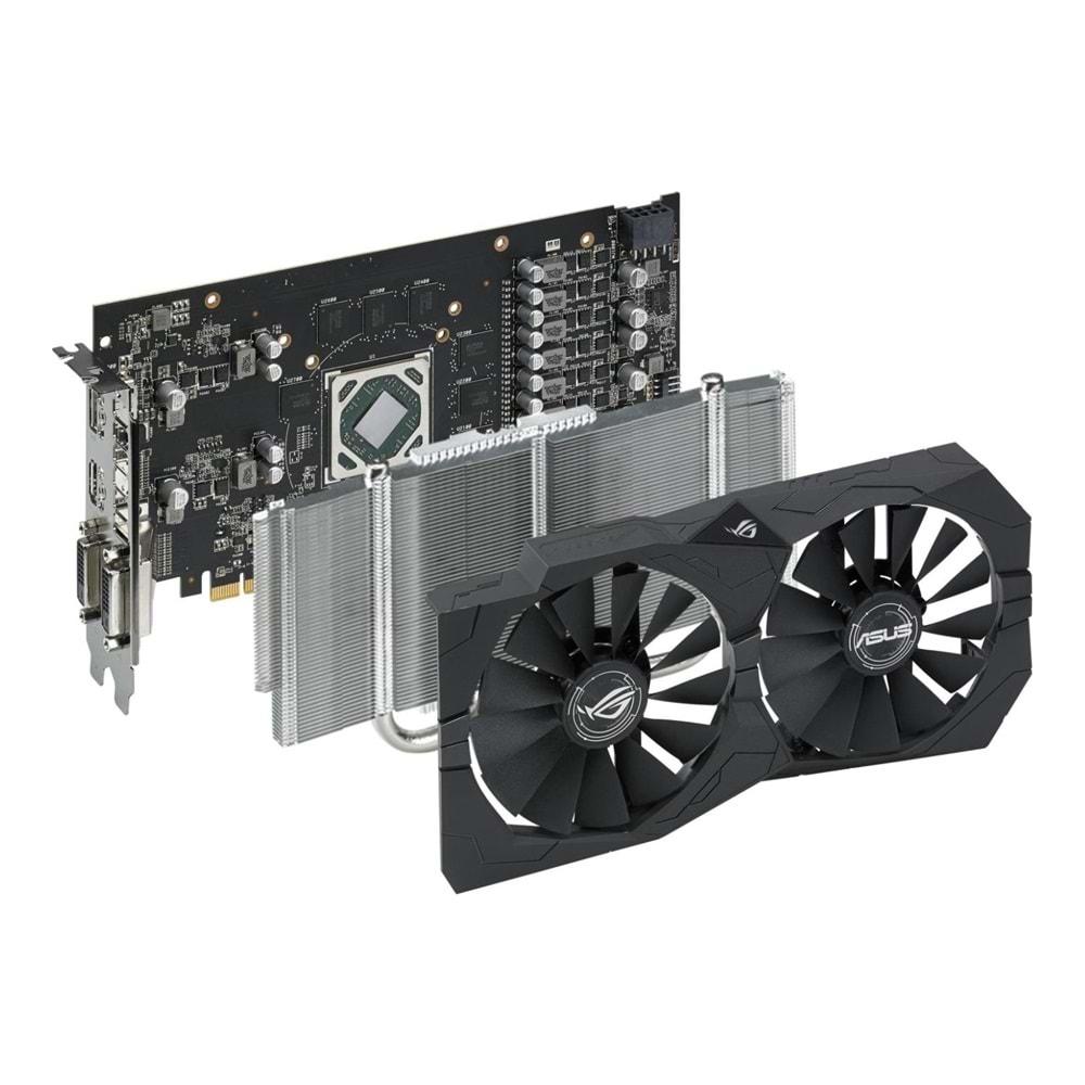 Asus ROG-STRIX-RX570-O4G-GAMING 4GB 256Bit Ekran Kartı