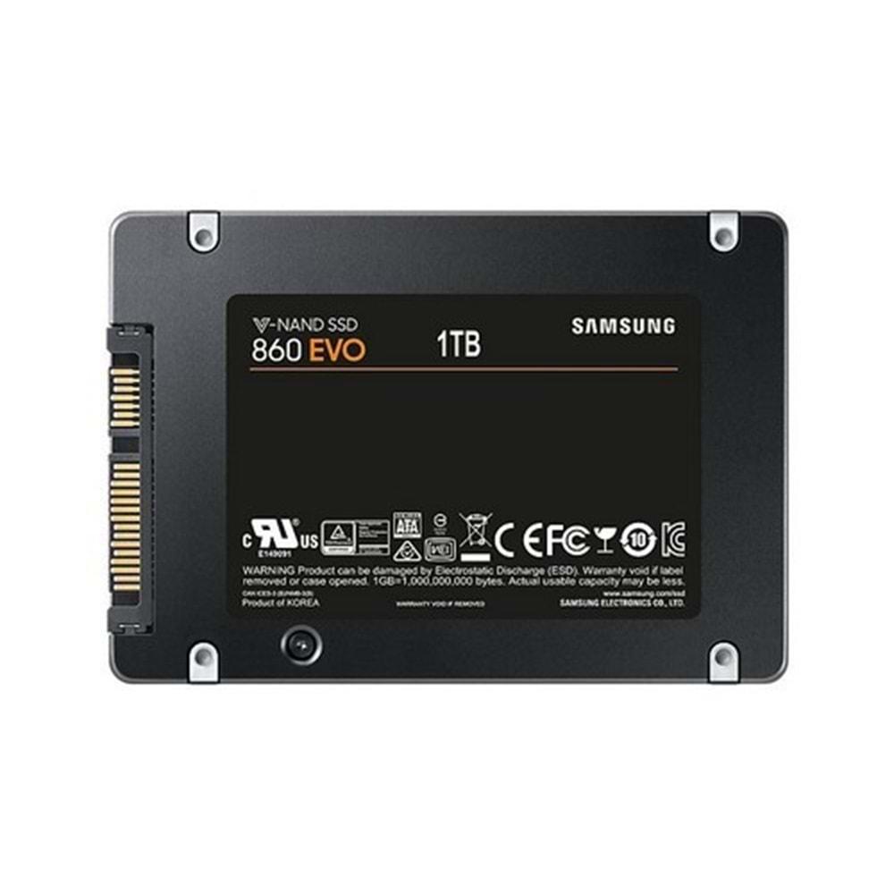 Samsung 860 EVO 1TB SSD Disk 7mm SATA3 550-520 MB/s MZ-76E1T0BW