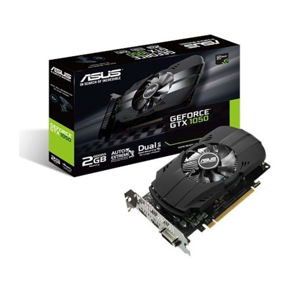 Asus PH-GTX1050-2G 2GB 128Bit DDR5 DP,HDMI,DVI PCI 3.0