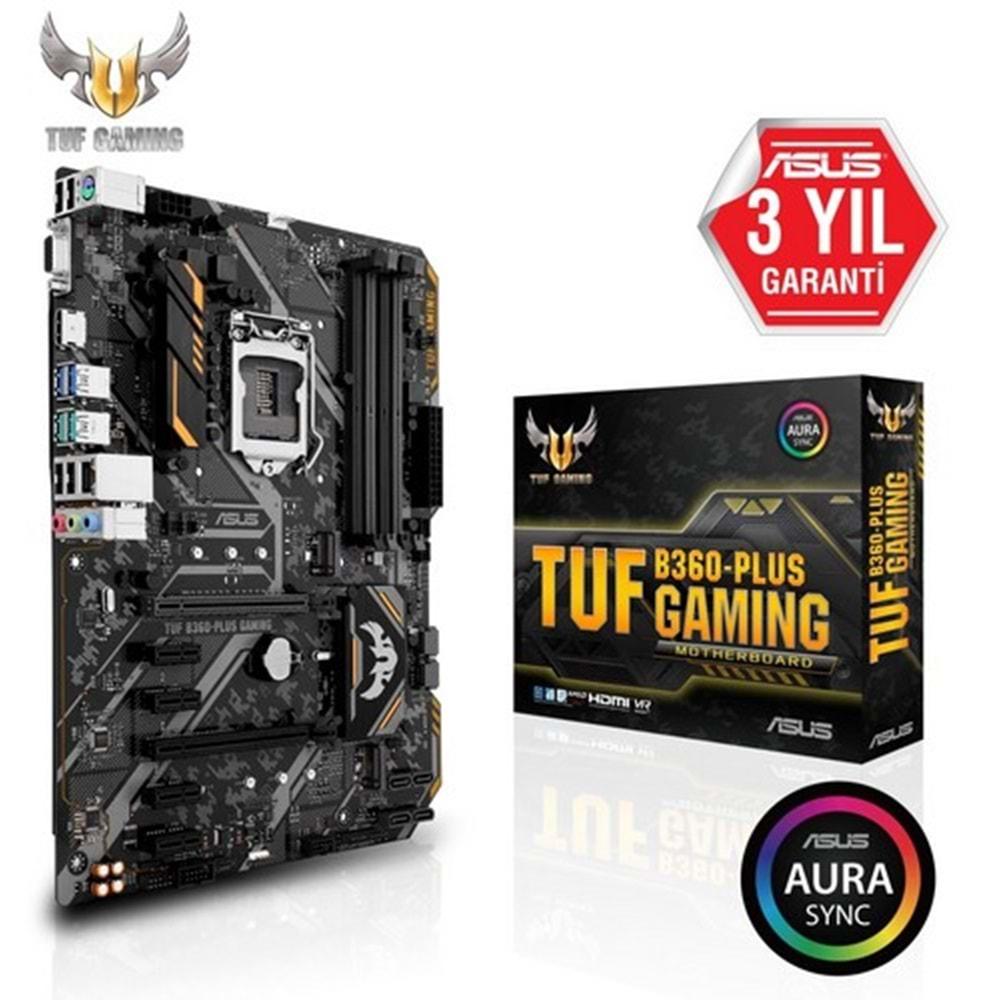 Asus TUF B360-PLUS GAMING DDR4 M.2 16X 1151p Anakart