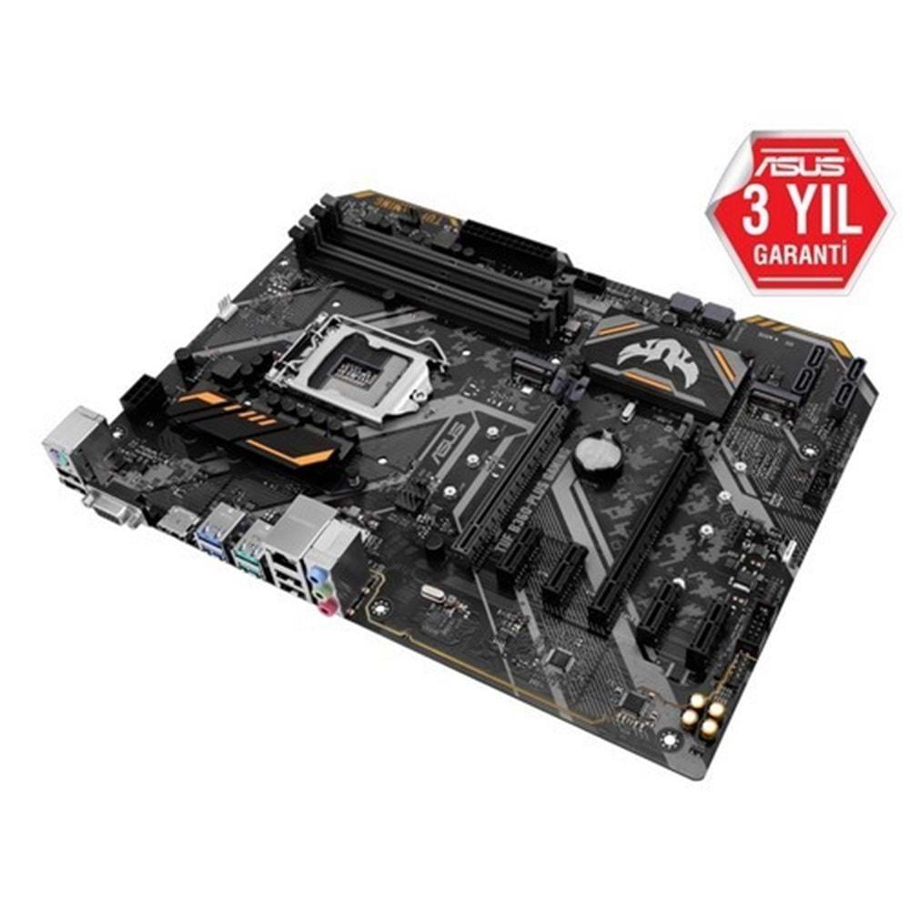 Asus TUF B360-PLUS GAMING DDR4 M.2 16X 1151p Anakart