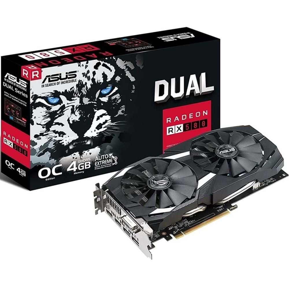 Asus DUAL-RX580-O4G 4GB 256Bit GDDR5 DP,HDMI,DVI