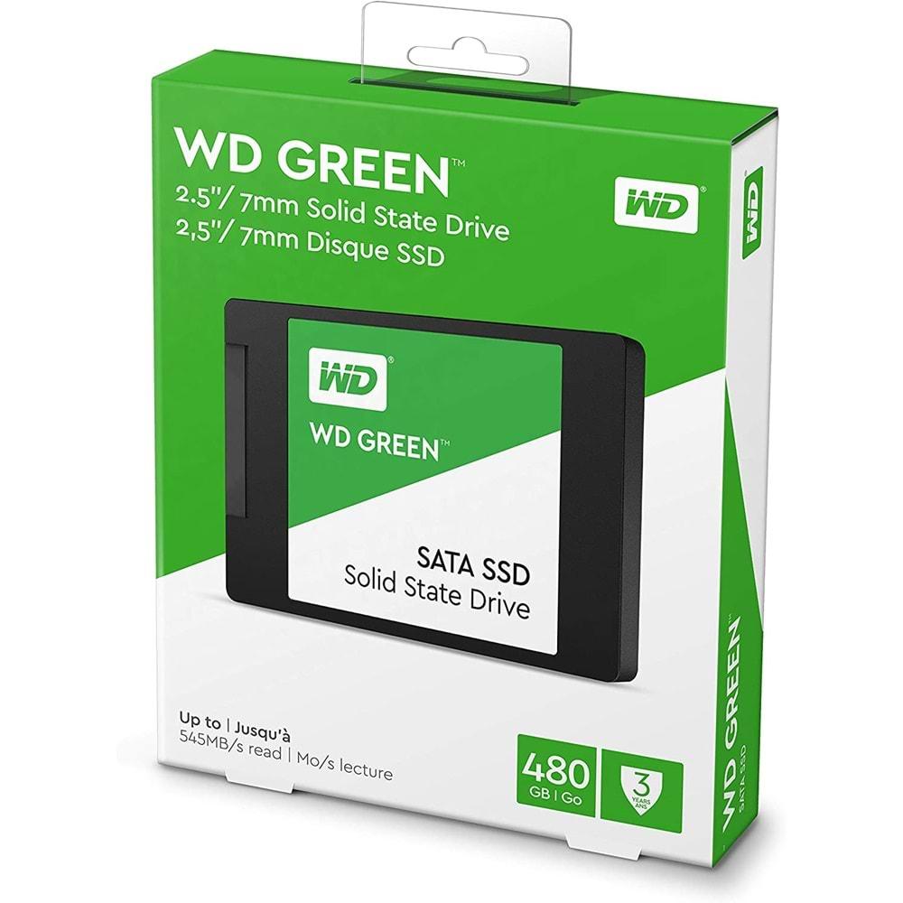 WD Green 480GB 7mm SATA3 540-465MB/s WDS480G2G0A
