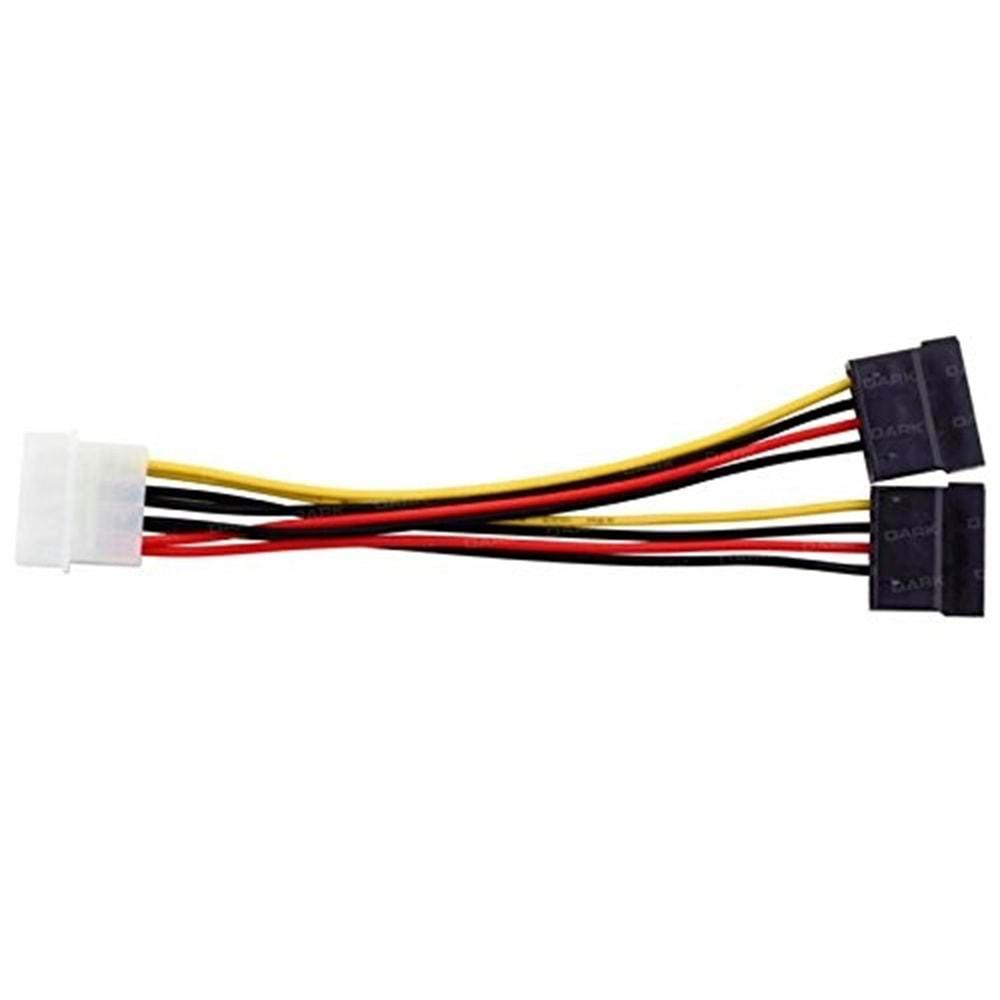 Dark P102 4Pin Molex - 2x15Pin SATA Dönüştürücü Kablo (DK-CB-P102)