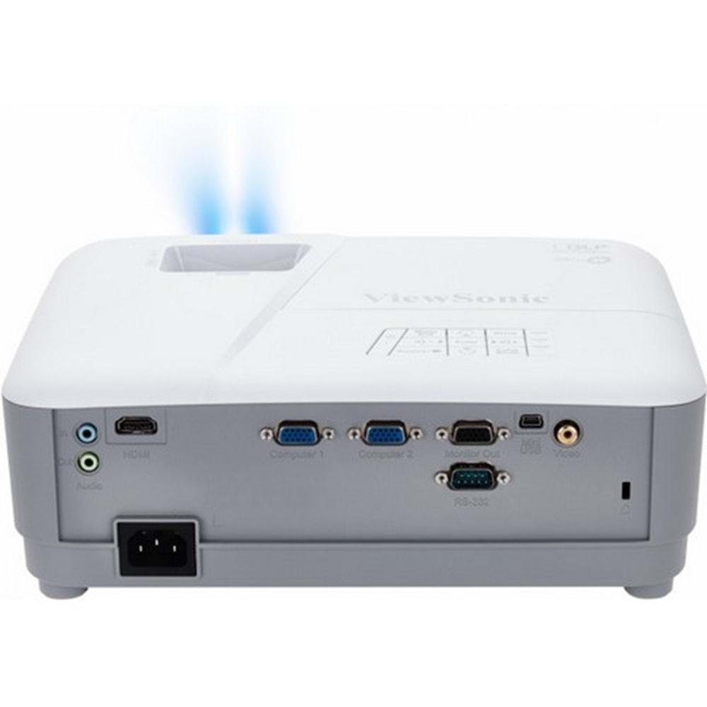 ViewSonic PA503S DLP 800x600 3600AL 22000:1 3D HDMI Hoparlör Projeksiyon
