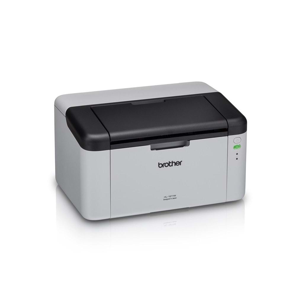 Brother HL-1211W-2T Mono Lazer Printer Wi-Fi 2 Tam Dolu Toner A4