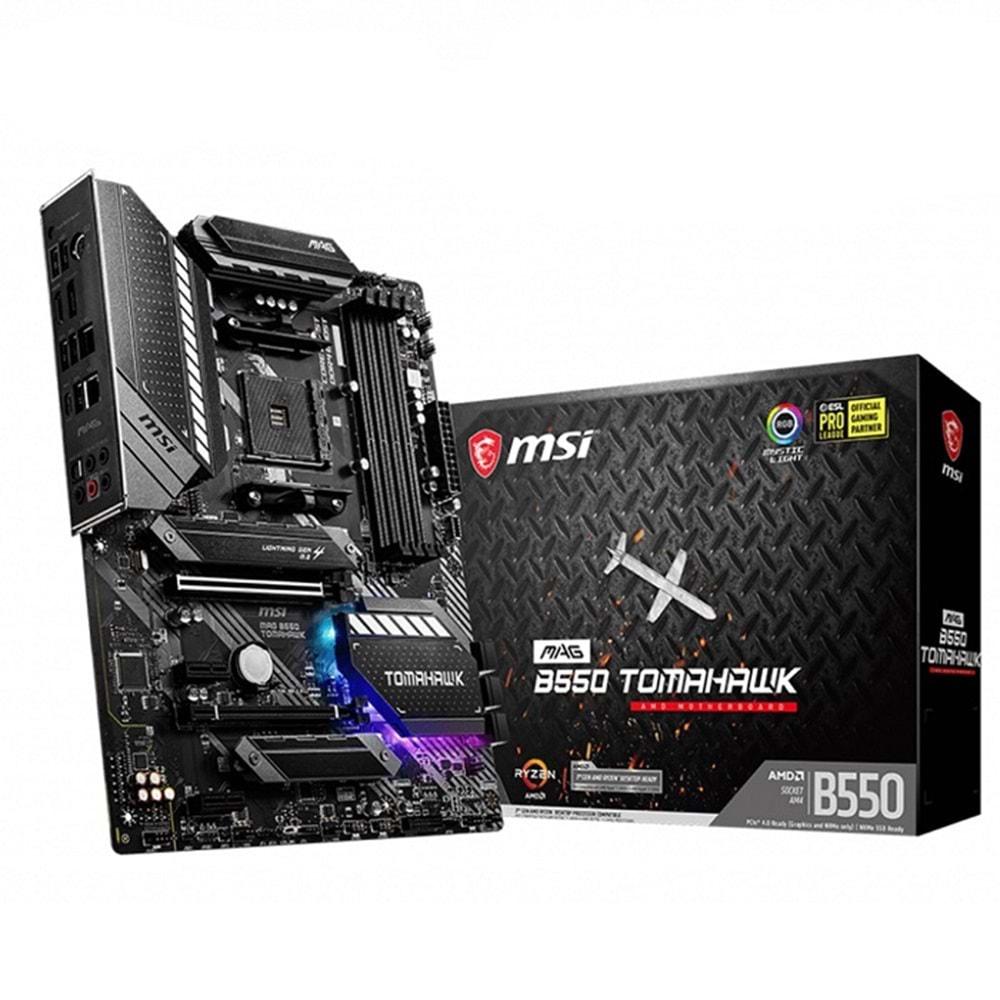 Msi mag B550 tomahawk B550 DDR4 DP HDMI PCI4.0 AM4 Anakart