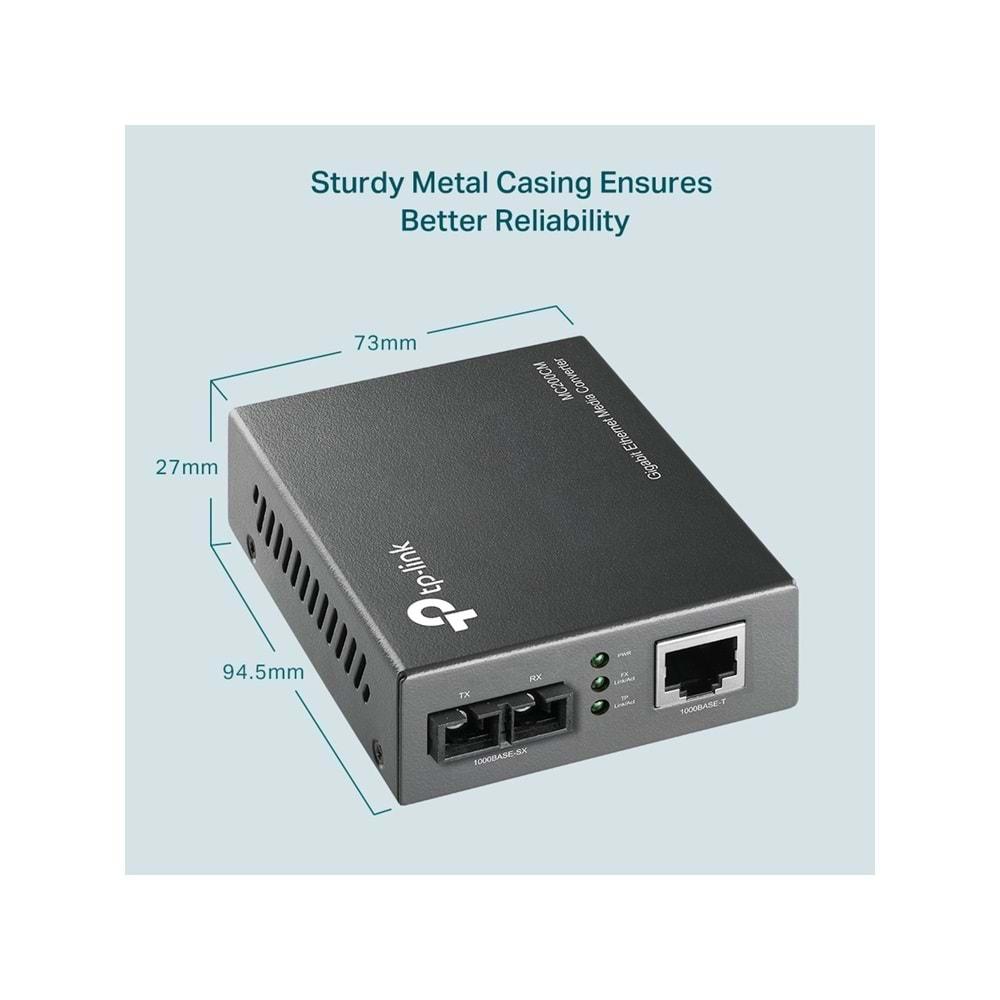 TP-Link Gigabit Multi-Mode Media Converter MC200CM