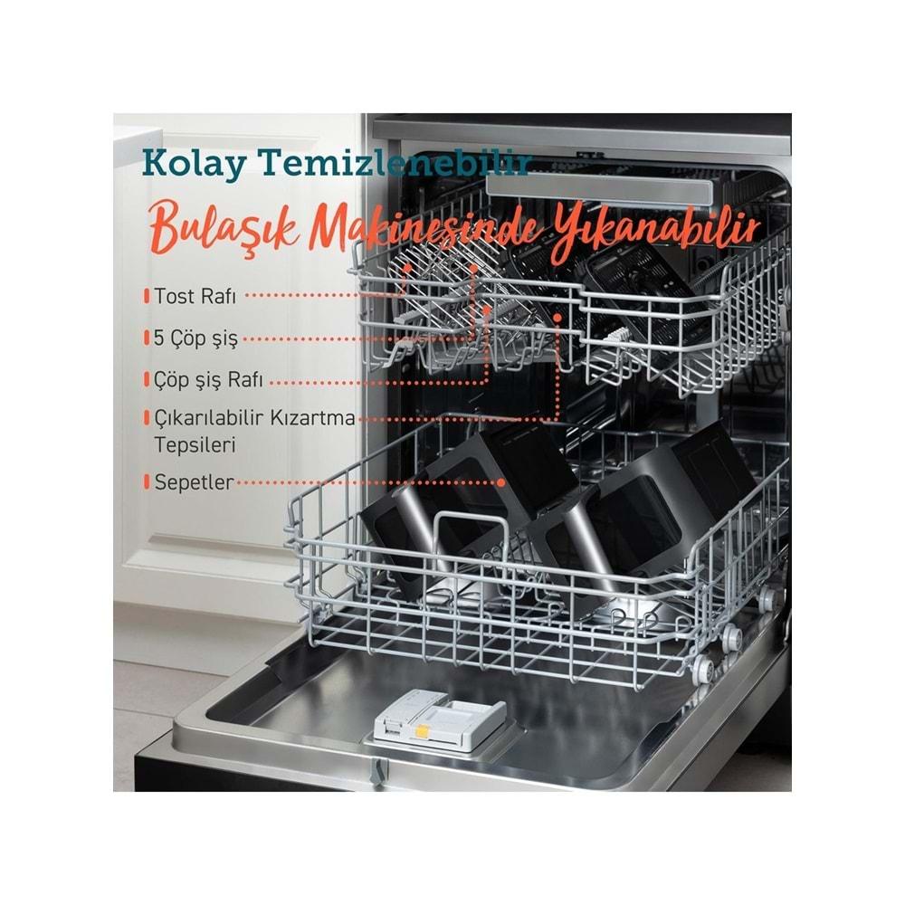 COSORI 8 In 1 8.5 Lt Cıft Sepetli Aır Fryer CAF-R901-AEU