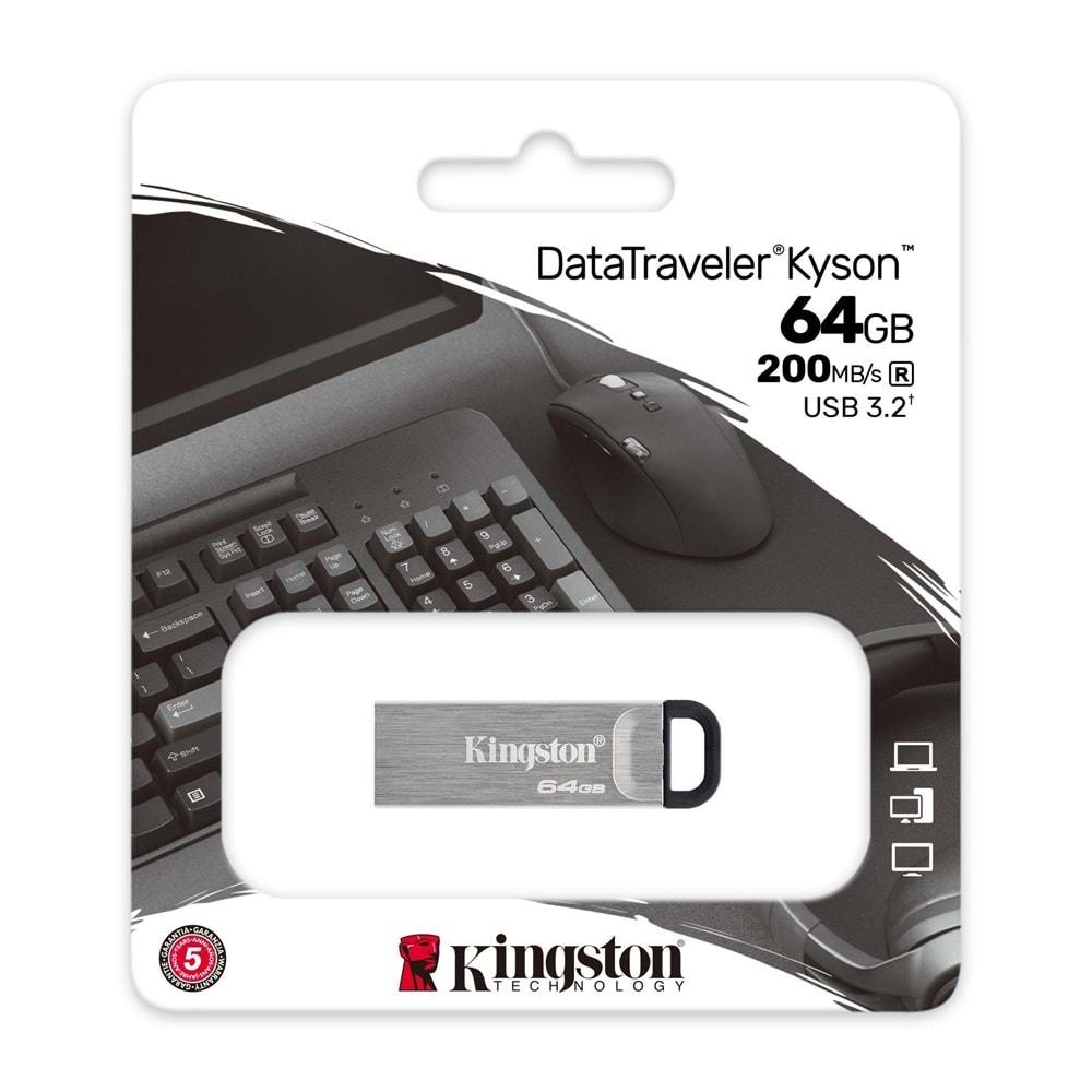 Kingston 64GB DataTraveler Kyson USB 3.2 Flash Disk DTKN-64GB