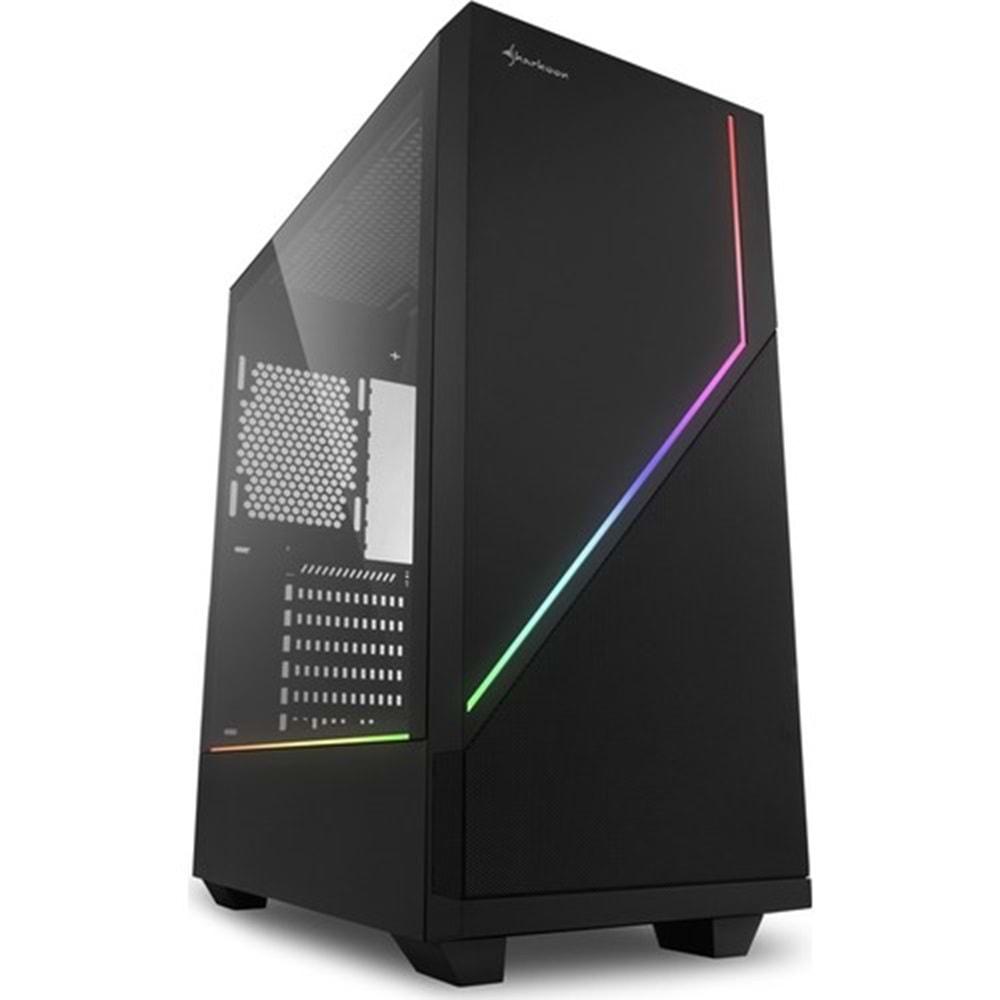 Sharkoon Belirgin Şık ve Kaliteli Midi Tower Kasa FLOW-RGB