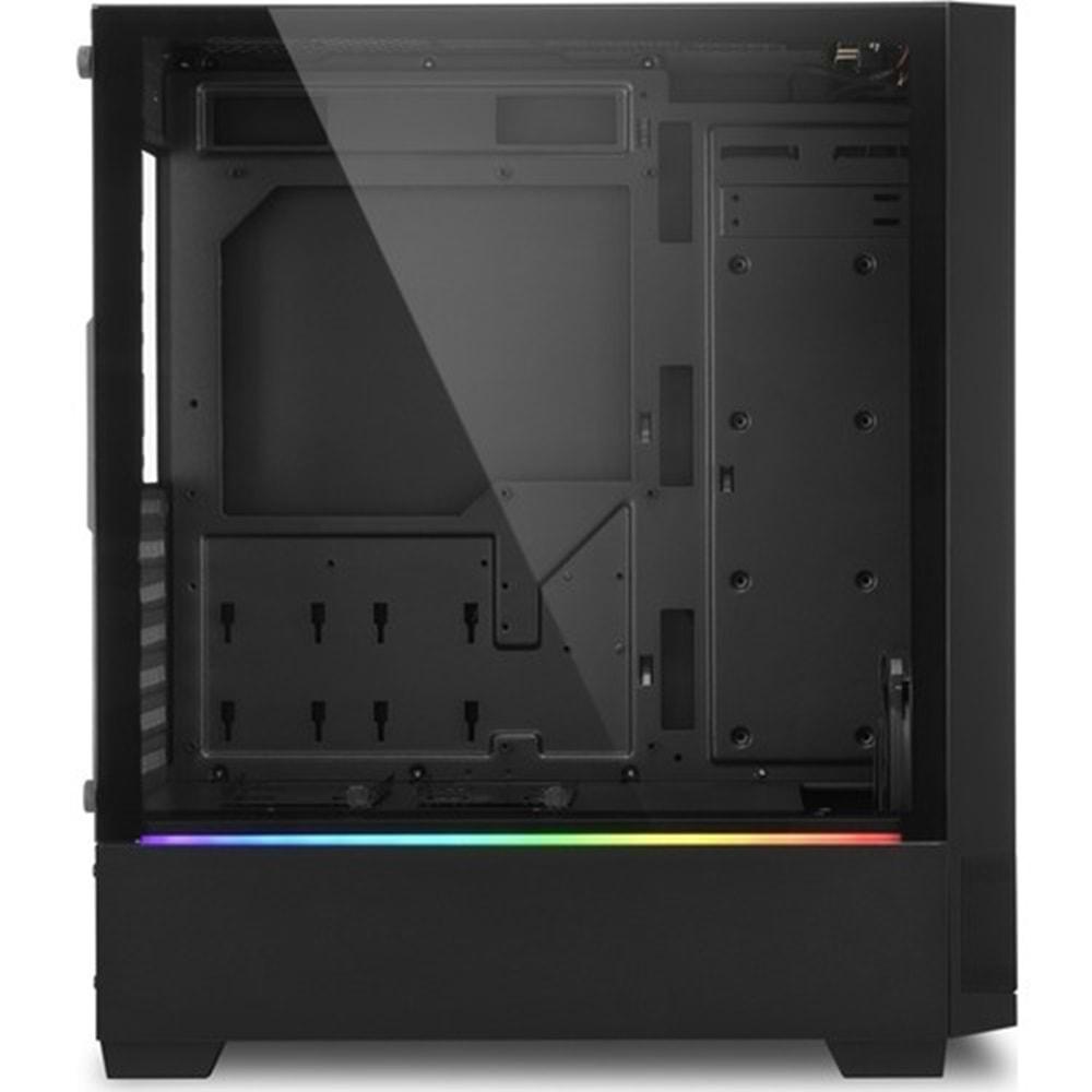 Sharkoon Belirgin Şık ve Kaliteli Midi Tower Kasa FLOW-RGB