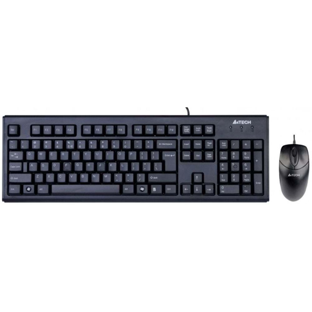 A4 Tech KR-8372 Klavye & Optik Mouse Set Usb