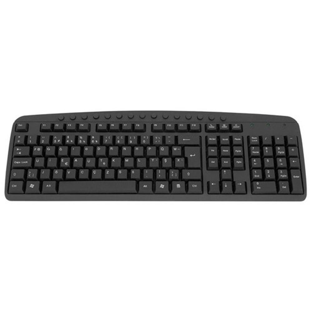 Frisby FK-66FU Siyah F USB Multimedya Klavye