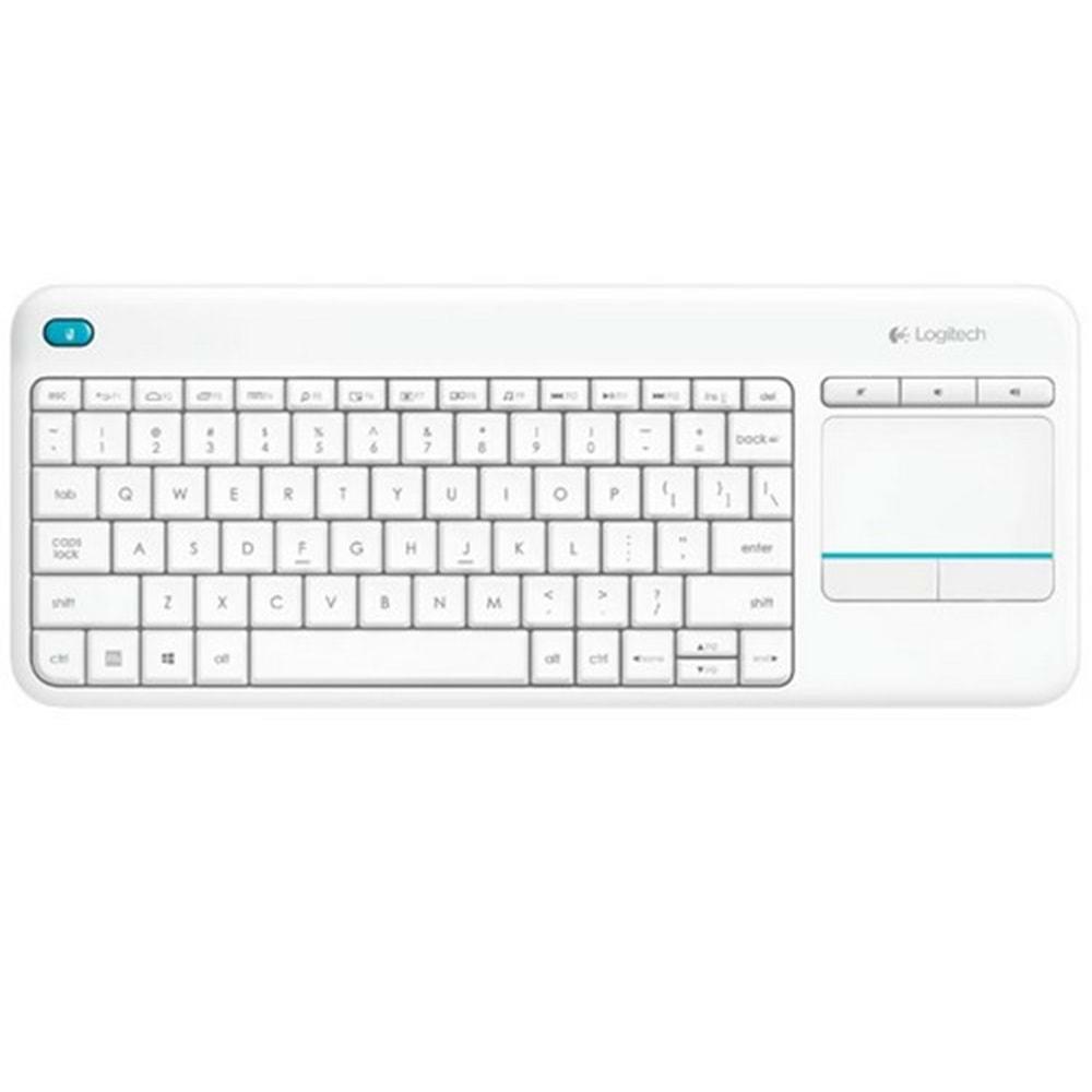 Logitech Kablosuz K400 Plus Touchpad Beyaz Klavye 920-007150