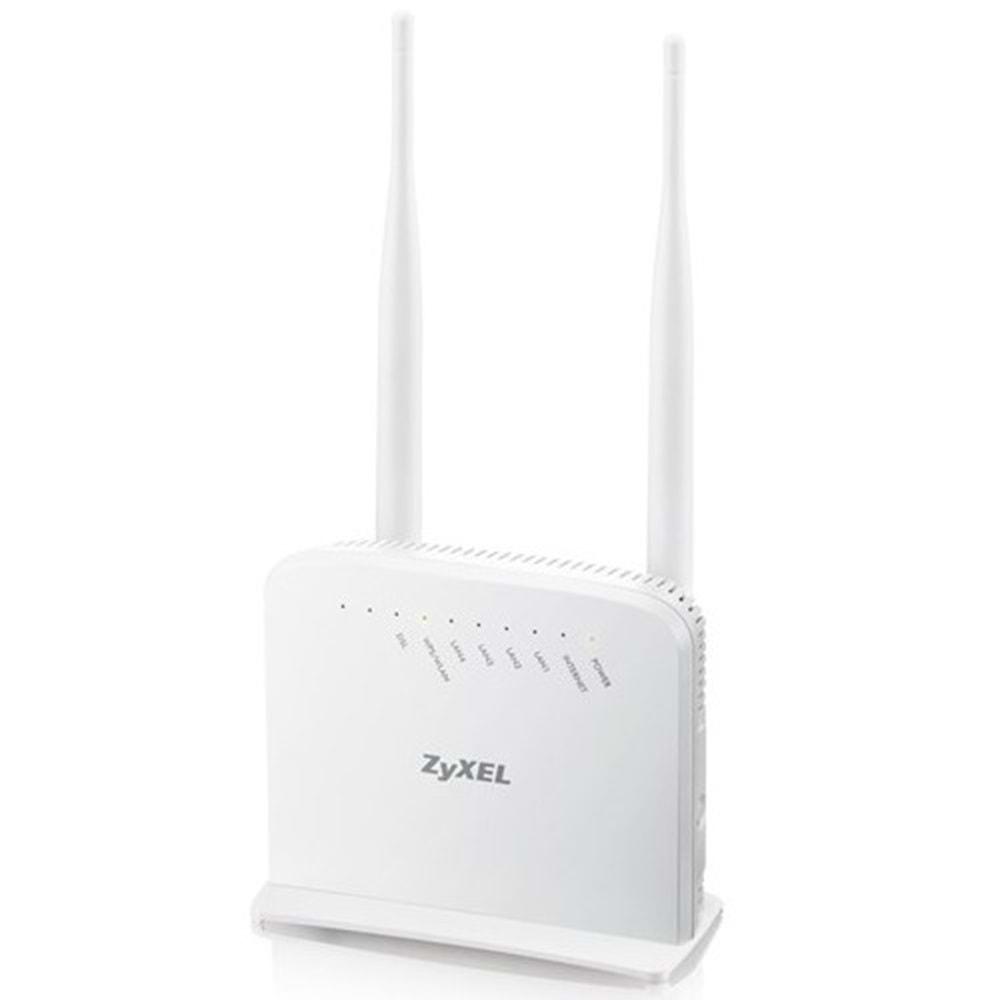 Zyxel P1302-T10D V3 ADSL2 Kablosuz 300Mbps 4 Port Modem/Router